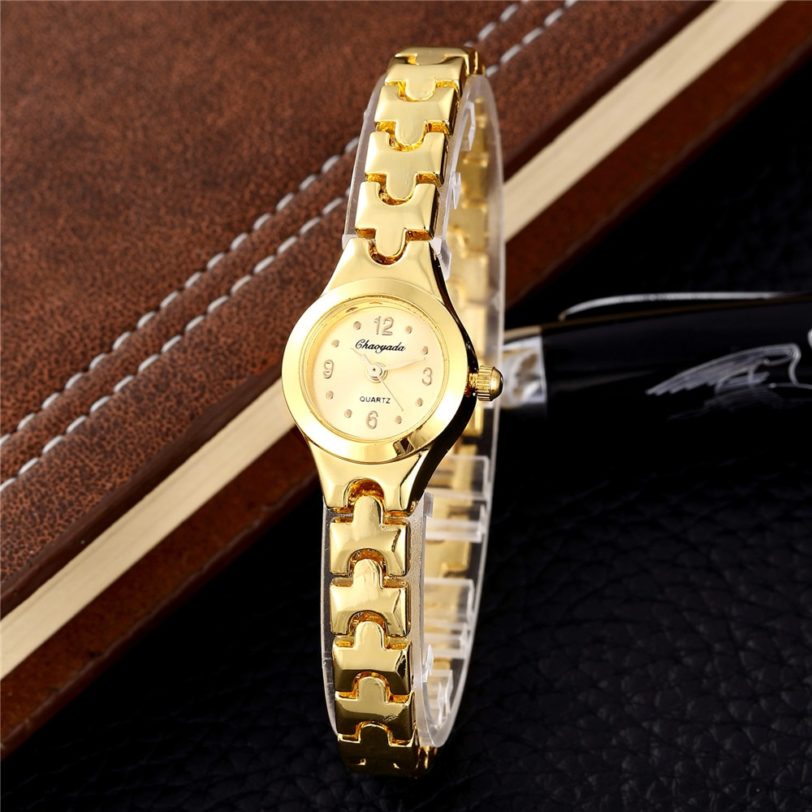 Luxury Stainless Steel Golden Women Watches Elegant Fashion Small Womens Quartz Watch Ladies Casual Dress Wristwatch Clock #3TWL - Image 6