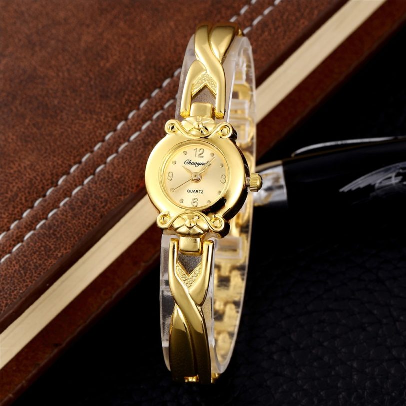 Luxury Stainless Steel Golden Women Watches Elegant Fashion Small Womens Quartz Watch Ladies Casual Dress Wristwatch Clock #3TWL - Image 2