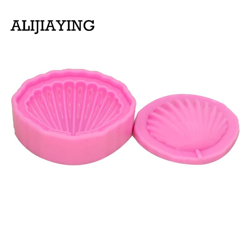 M1168 2Pcs/set Sea Shell Shape Chocolate Silicon Mold Fondant Cake Decoration Mold baking tools - Image 5