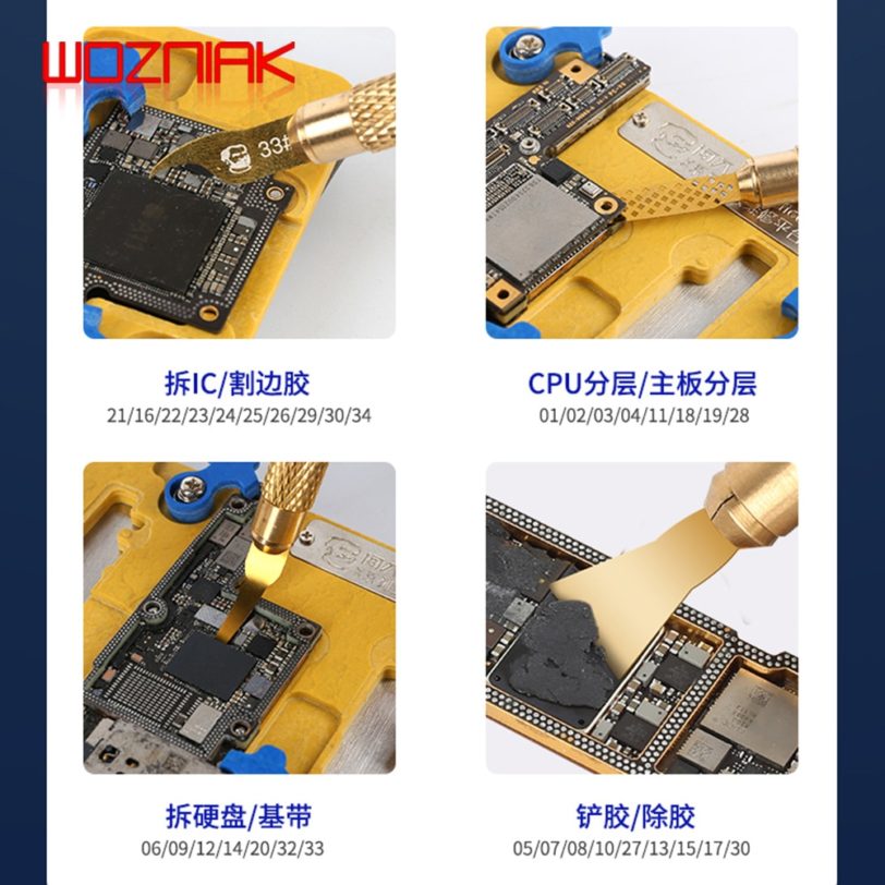 MECHANIC Main board layered Cutting Repair Tool Knife Kit Mobile Phone Maintenance Chip Remove Glue Hand Grinding - Image 4