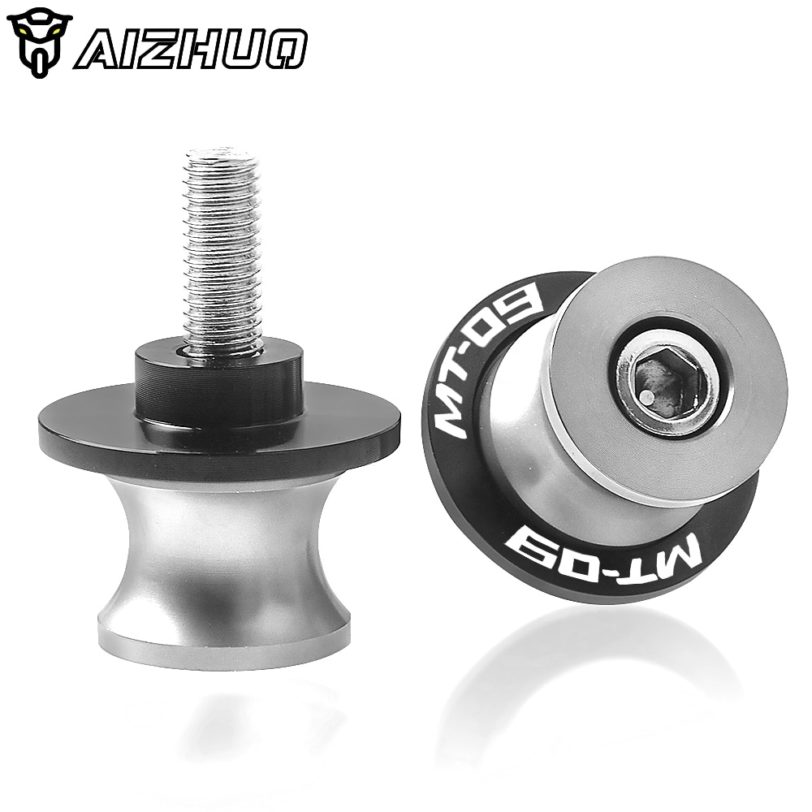 MT-09 Motorcycle Accessories 6MM CNC Aluminum Swingarm Spools Stand Screws Slider For YAMAHA MT09 2013 2014 2015 2016 2017-2019 - Image 3