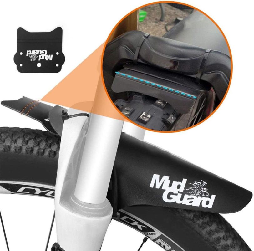 MTB Bike Bicycle Fenders Cycling Mudguard Front/rear Tire Wheel Universal Mudguard Bike Wings Mud Guard With 4 Fixing Strap - Image 4