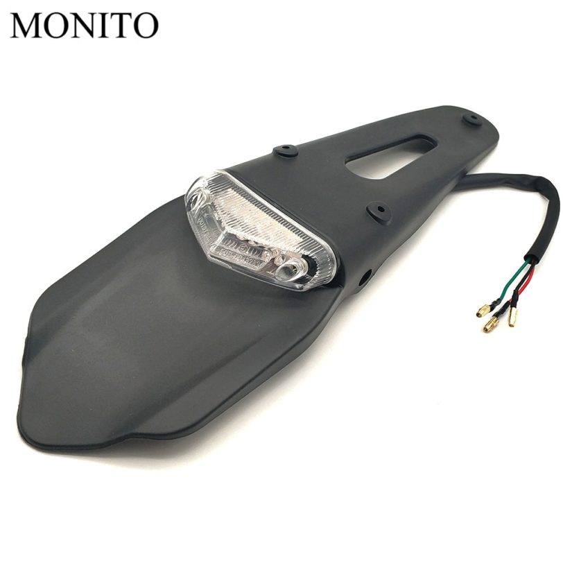 Motorcycle Light Enduro For CRF YZ CR EXC WRF 250 400 426 450 Tial Bike 12 LED Motorbike Brake Stop Rear rear fender Tail Light - Image 2