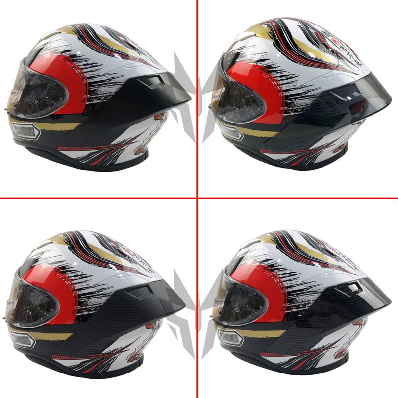 Motorcycle Rear helmet spoiler case for SHOEI Z7 Z-7 NEW Z8 Accessories - Image 2