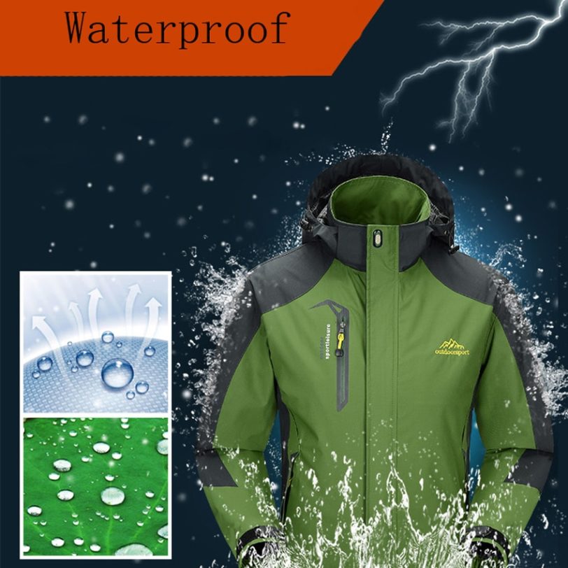 Mountainskin 5XL Men s Jackets Waterproof Spring Hooded Coats Men Women Outerwear Army Solid Casual Brand 2