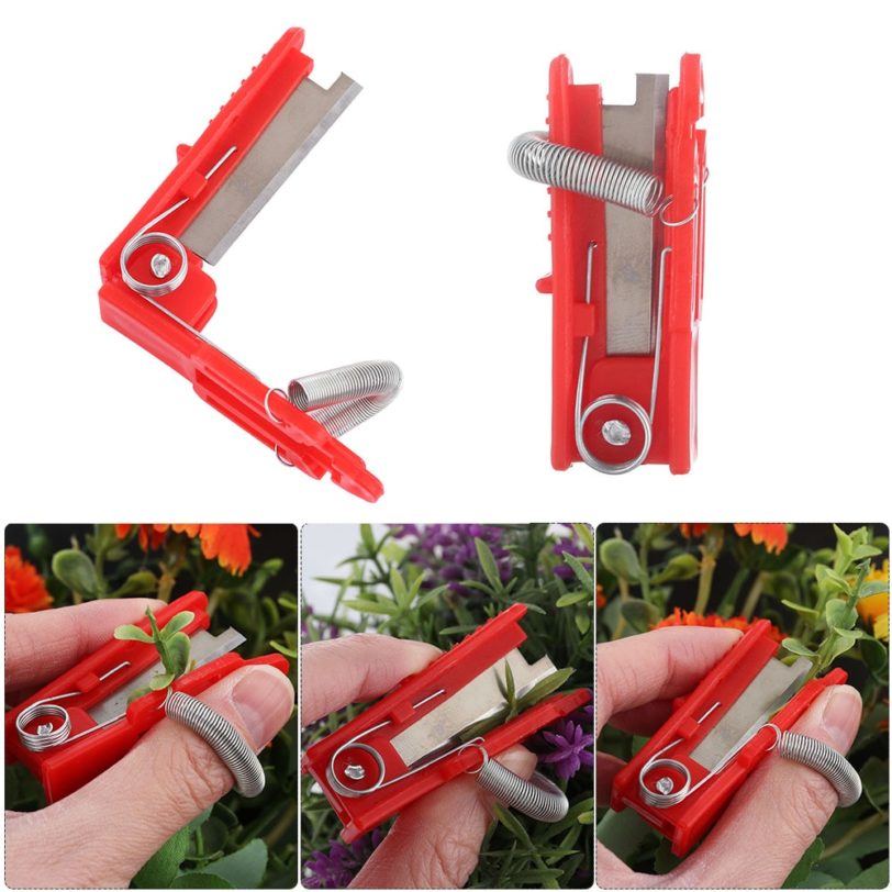 Multifunction Thumb Knife Garden Pruner Fruit Picking Device Safe Fruit Blade Tool Cutting Blade Rings Finger Protector Catcher - Image 2