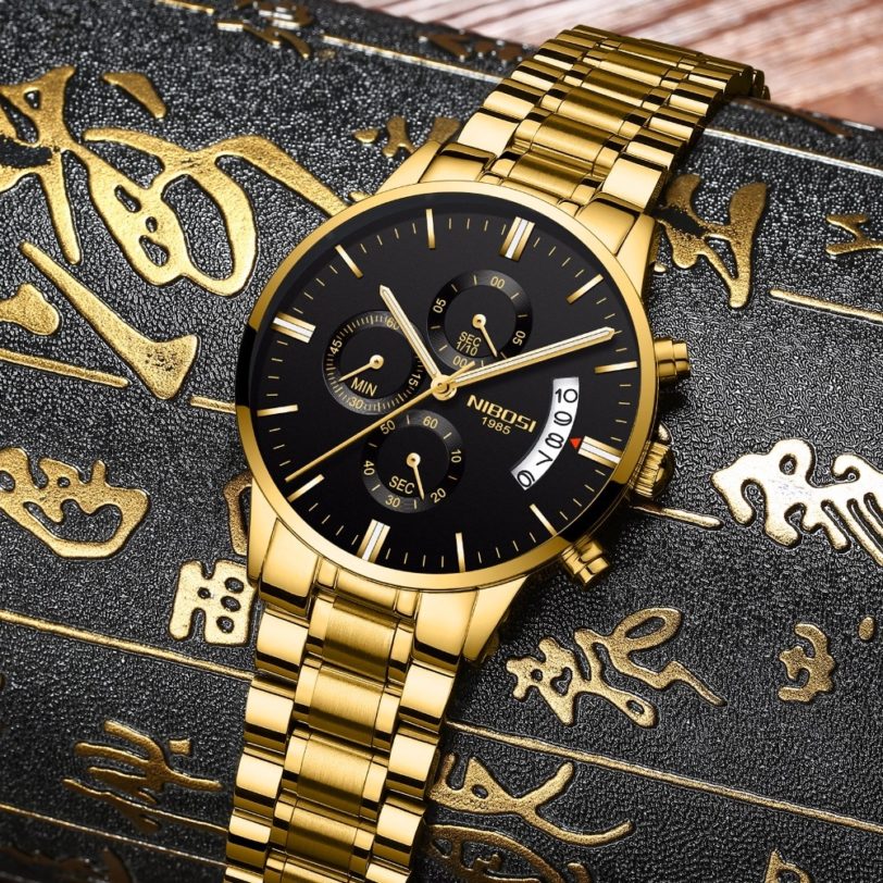 NIBOSI Relogio Masculino Men Watches Luxury Famous Top Brand Men's Fashion Casual Dress Watch Military Quartz Wristwatches Saat - Image 3