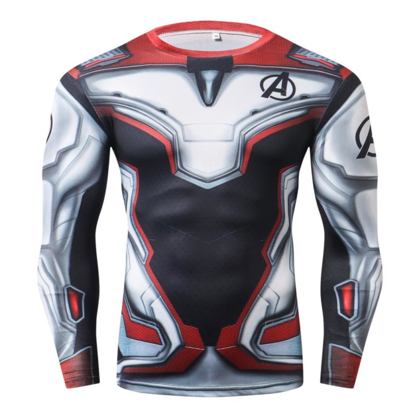 New 3D Printed Comics Men T-Shirt Bodybuilding Compression Fashion T Shirt Men Cosplay Costume Long Sleeve Tops For Male - Image 2