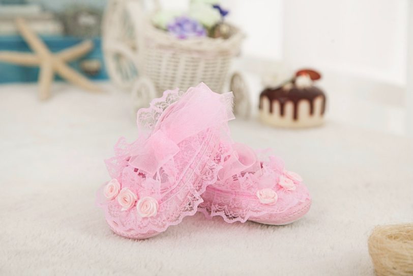 New Infant First Walker Fashion White Baptism Girls Baby Shoe Soft Lace Kids Ballerina Shoes for 0-2 years - Image 8