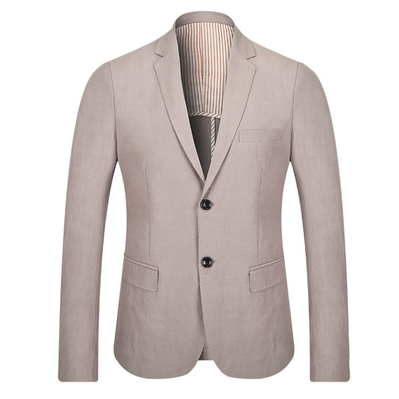 New arrival Mens fashion blazer linen suit men spring high quality very super large Bead line obese plus extra size M-6XL7XL8XL - Image 2