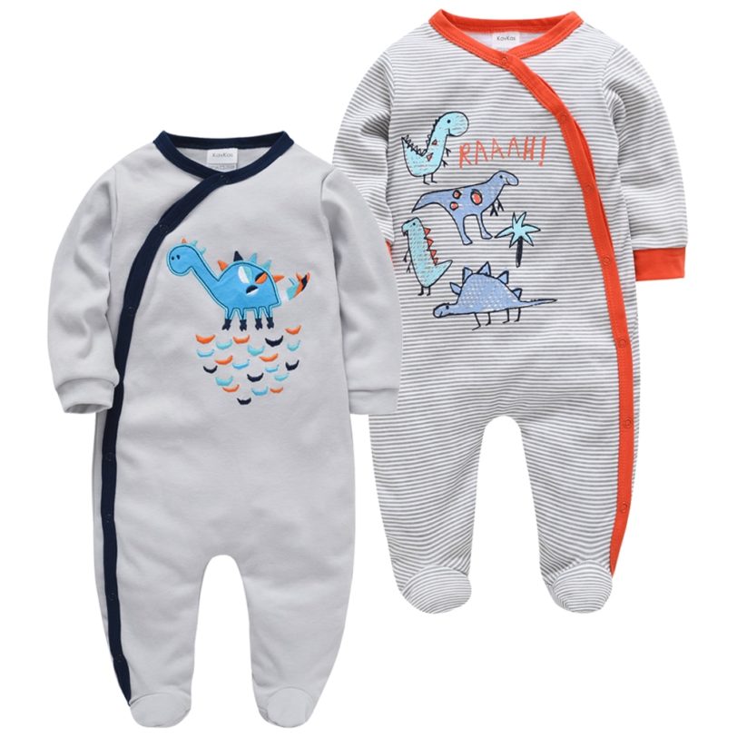 Newborn Baby Rompers Body Kavkas Boy Clothes Long Sleeve Cotton Cartoon Print Infant Overalls Cartoon Toddler 1