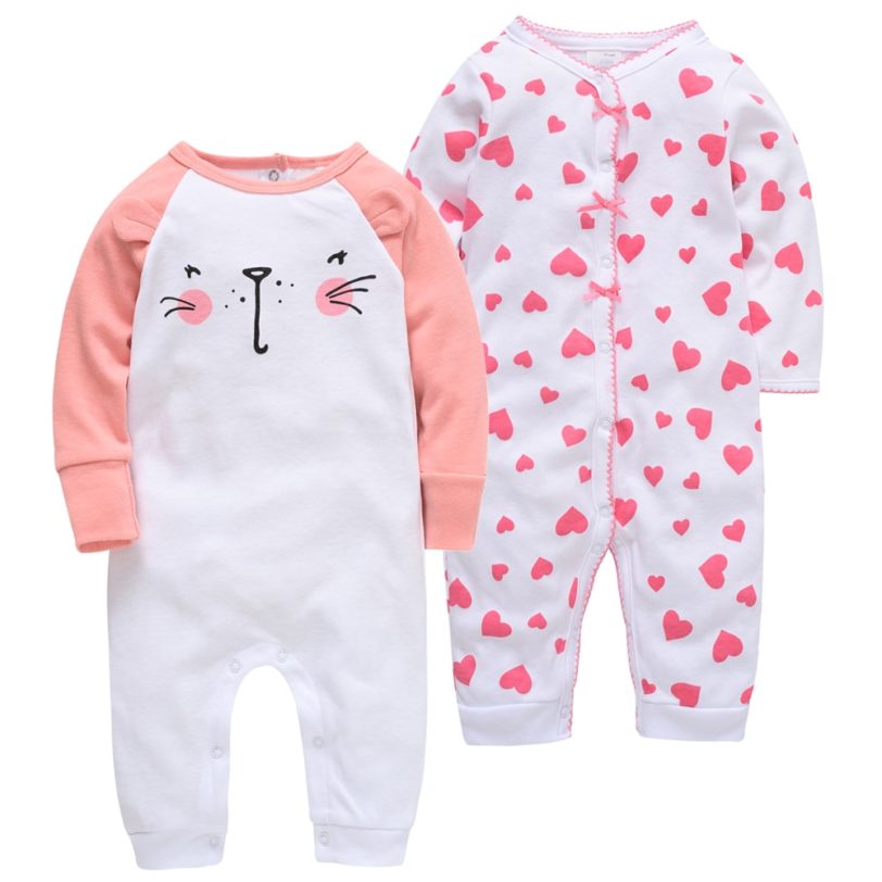 Newborn Baby Rompers Body Kavkas Boy Clothes Long Sleeve Cotton Cartoon Print Infant Overalls Cartoon Toddler 3