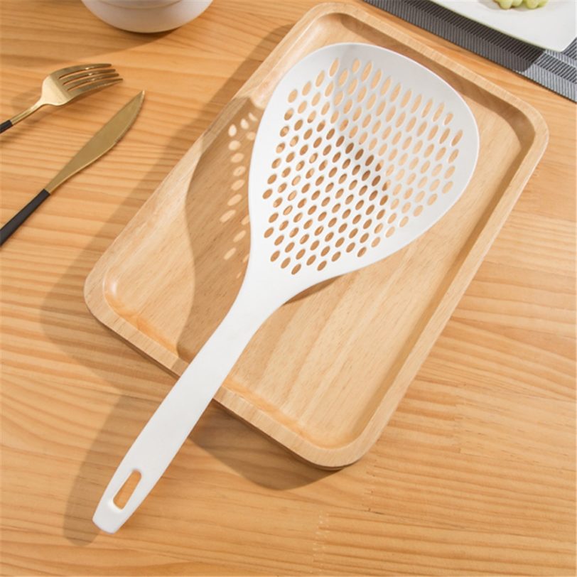 Noodles Colander 35cm Colander Cooking Utensils Fruit Spoons for Kitchen Drainer Sieve Food Long Handle Net Spoon Colander Nylo - Image 6