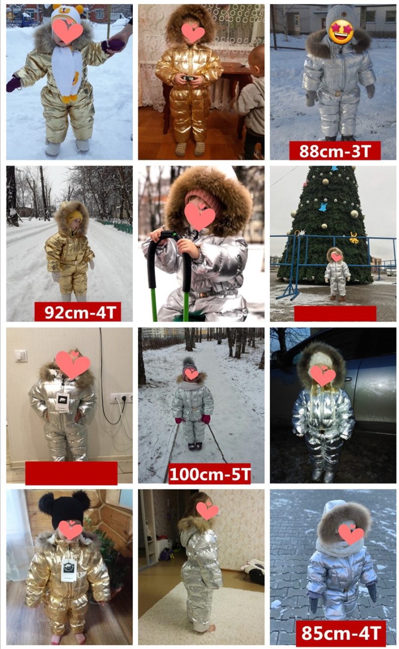 Orangemom brand 2021 winter Baby clothes Children's Clothing duck down Coats for Girls jacket kids boys jumpsuits cool snowsuits - Image 4