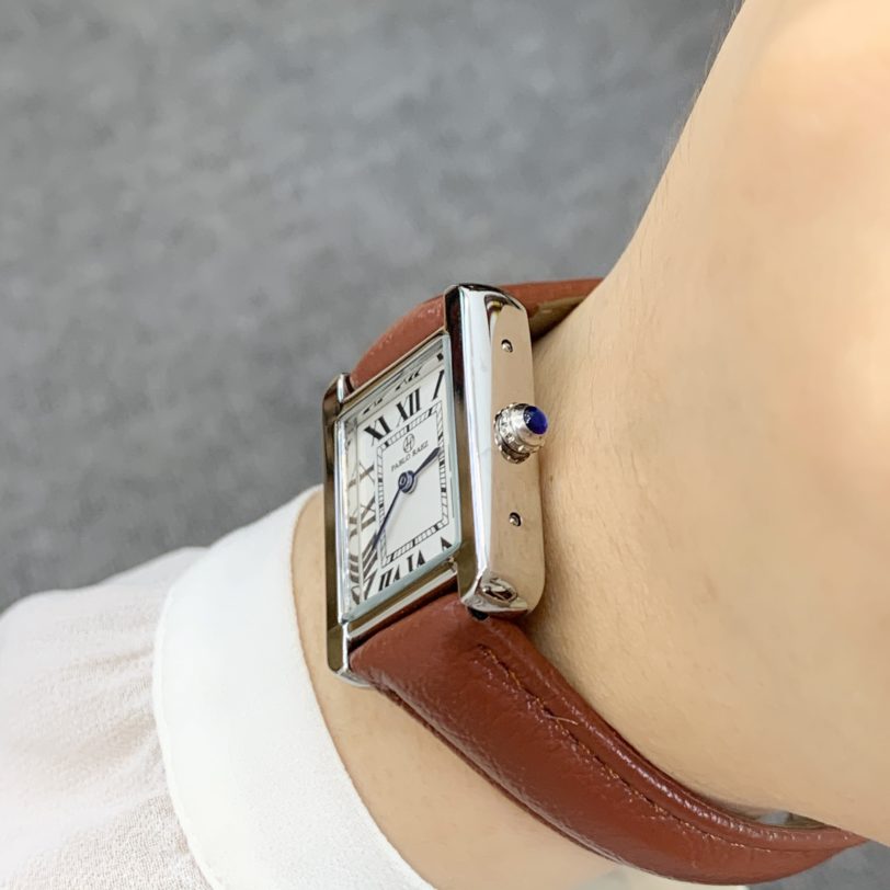 PABLO RAEZ Rectangle Women Fashion Watches Elegant Lady Quartz Casual Wristwatch Ulzzang Luxury Brand Brown Leather Female Clock - Image 2