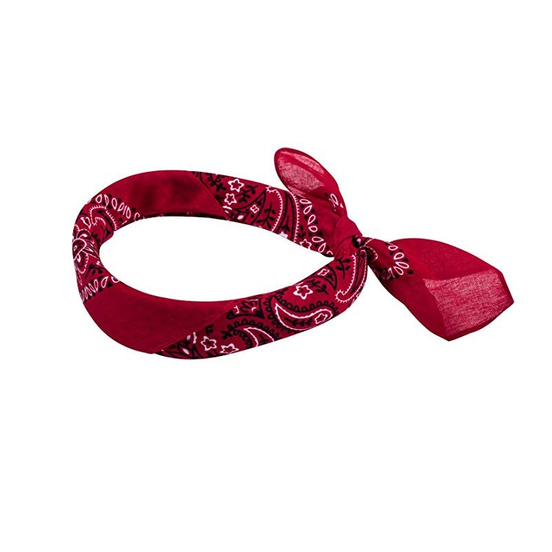 Paisley Print Head Wrap Scarf Wristband Unisex Bandana Drool Bibs for Boys Girls Babies Toddlers Headbands 1