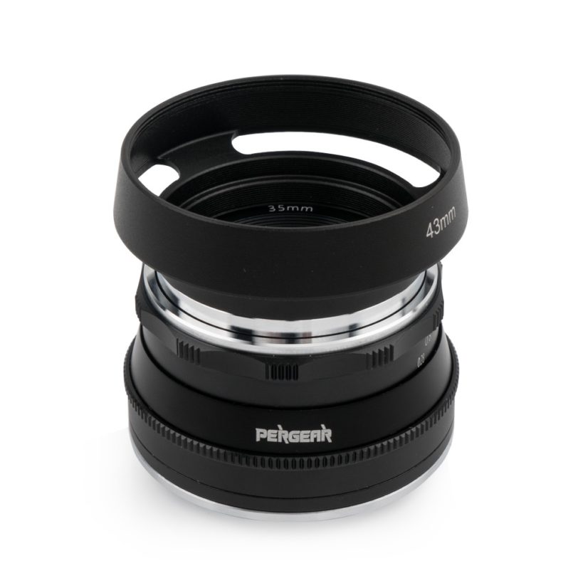 Pergear 35mm F1.6 Manual Focus Prime Fixed Lens for Sony E-Mount Fuji M4/3 Mount Cameras A6300 A6500 A7 A7II X-A2 XT3 X-T2 X-T30 - Image 3