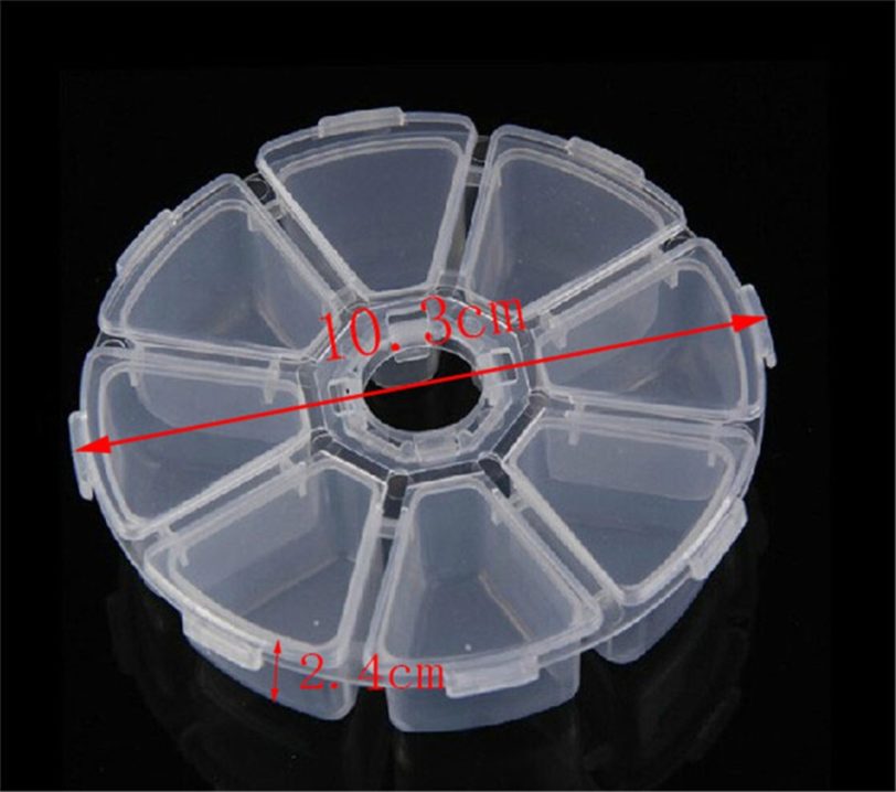 Plastic Jewelry Boxes Plastic Tool Box Adjustable Craft Organizer Storage Beads Bracelet Jewelry Boxes Packaging Wholesale - Image 3