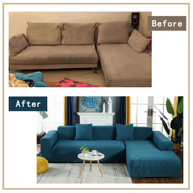 Plush Sofa Covers for Living Room Velvet Elastic Corner Sectional Couch Love Seat Cover Set Armchair L Shape Furniture Slipcover - Image 6