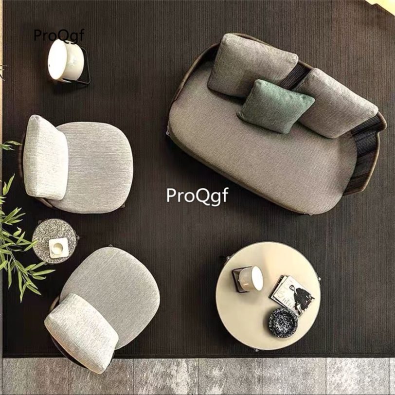 Prodgf 1 Set Outdoor two side Minshuku Rattan People Seat Sofa - Image 2