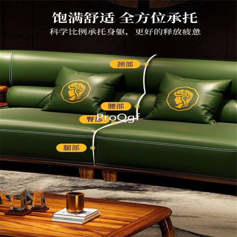 Prodgf 1Pcs A Set Ins Luxury Big House Green two people seat Sofa