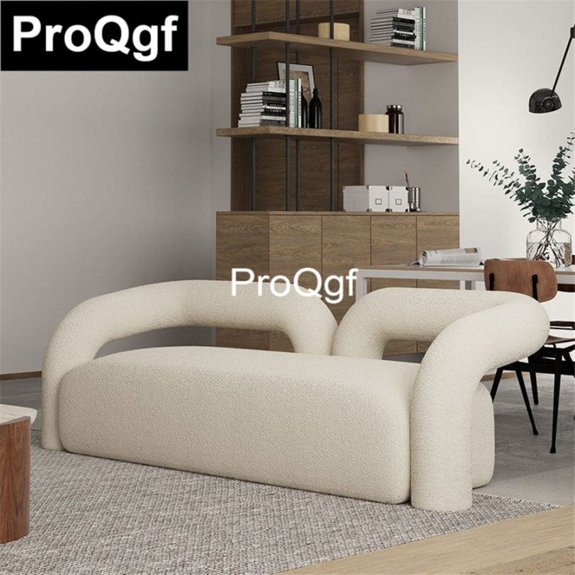 QGF 1Pcs A Set Prodgf ins Simple Lazy Arm Series Two People Seat Sofa