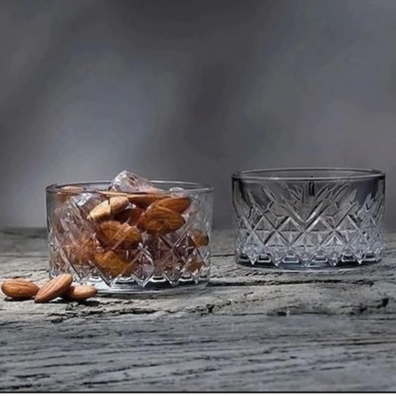 Quality Glass Snack Bowl Set Cold / Hot Snacks Cookies Chips Appetizers Kitchen Decorative Dessert Fruit Bowl Stylish Designed - Image 4