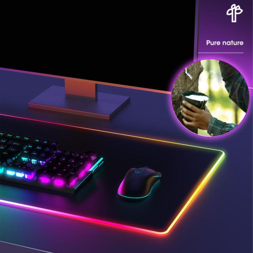 RGB Gaming Mouse Pad Large XXL Size Mouse Carpet Big Keyboard Pad Computer Mousepad Desk Play Mat with Backlit - Image 2