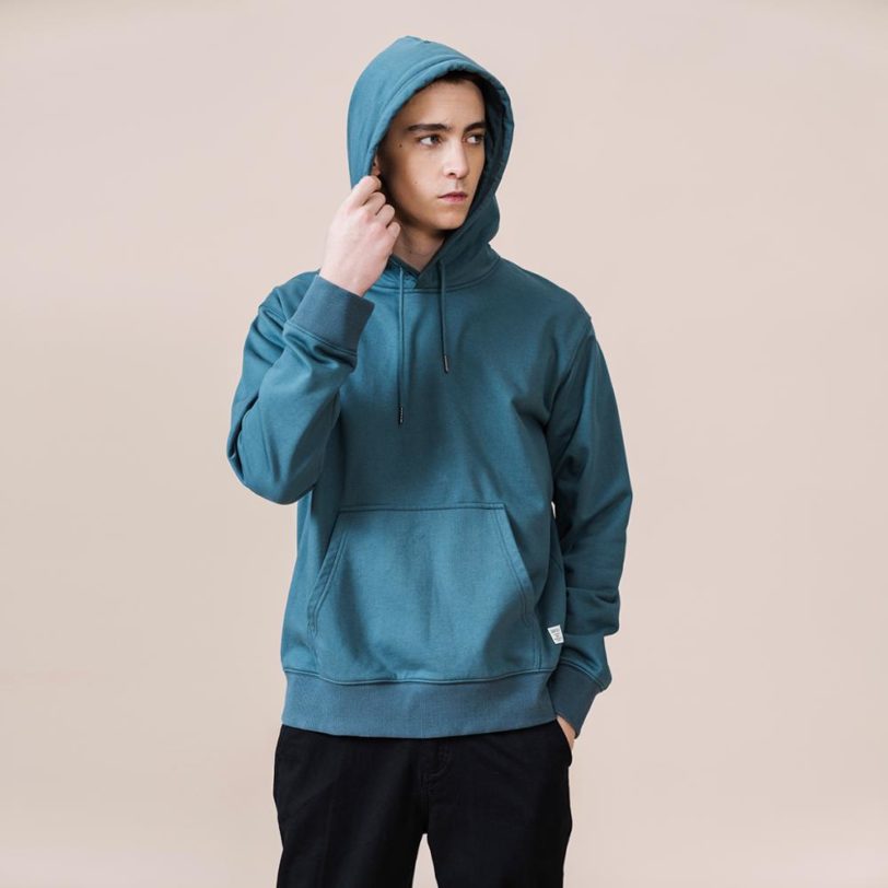 SIMWOOD 2021 Autumn Winter New Hooded Hoodies Men thick 360g fabric solid basic sweatshirts quality jogger texture pullovers - Image 2