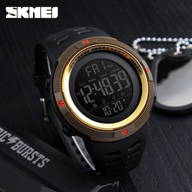 SKMEI Brand Men Sports Watches Fashion Chronos Countdown Waterproof LED Digital Watch Man Military Wrist Watch Relogio Masculino - Image 4