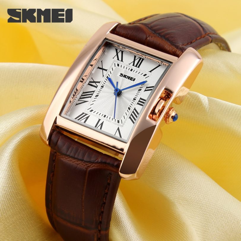 SKMEI Brand Women Quartz Watches Fashion Elegant Woman Watch Retro Leather Ladies Waterproof Clock Wristwatches Relogio Feminino - Image 3