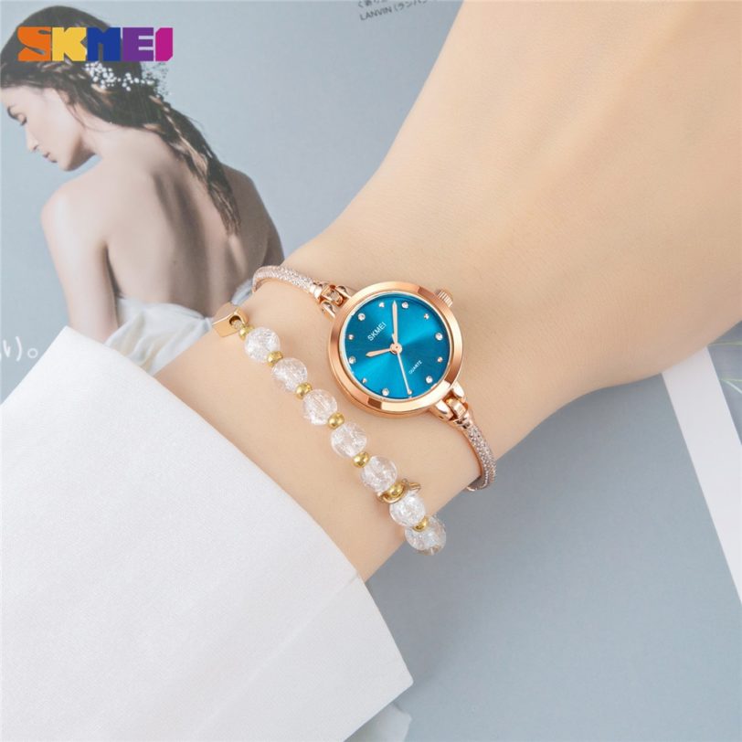 SKMEI Simple Women Quartz Watch Fashion Thin Ladies Watches Casual Female Girl Dress Clock 3Bar Waterproof Relogio Feminino 1805 - Image 3