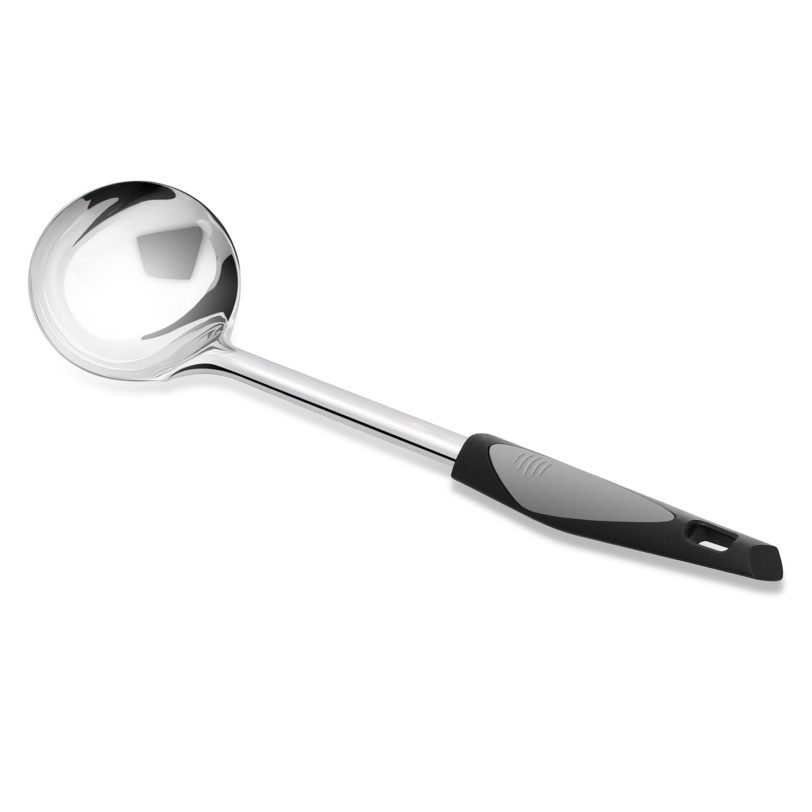 Seacreating Premium 12Inch Stainless Steel BIG SIZE Ladle with Comfortable Grip Soup Ladle with Long Handle Ample Bowl Capacity - Image 4