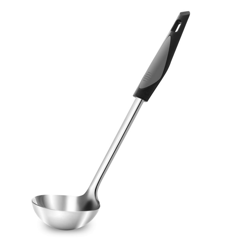 Seacreating Premium 12Inch Stainless Steel BIG SIZE Ladle with Comfortable Grip Soup Ladle with Long Handle Ample Bowl Capacity - Image 2