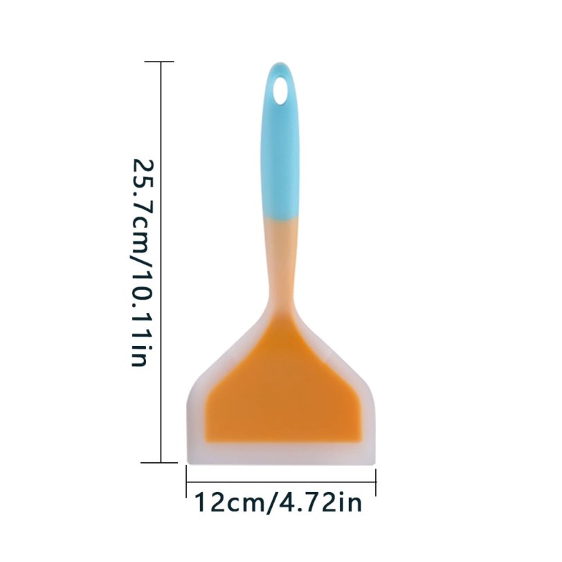 Silicone Kitchen ware Cooking Utensils Spatula Beef Meat Egg Kitchen Scraper Wide Pizza Cooking Tools Shovel Non-stick - Image 6