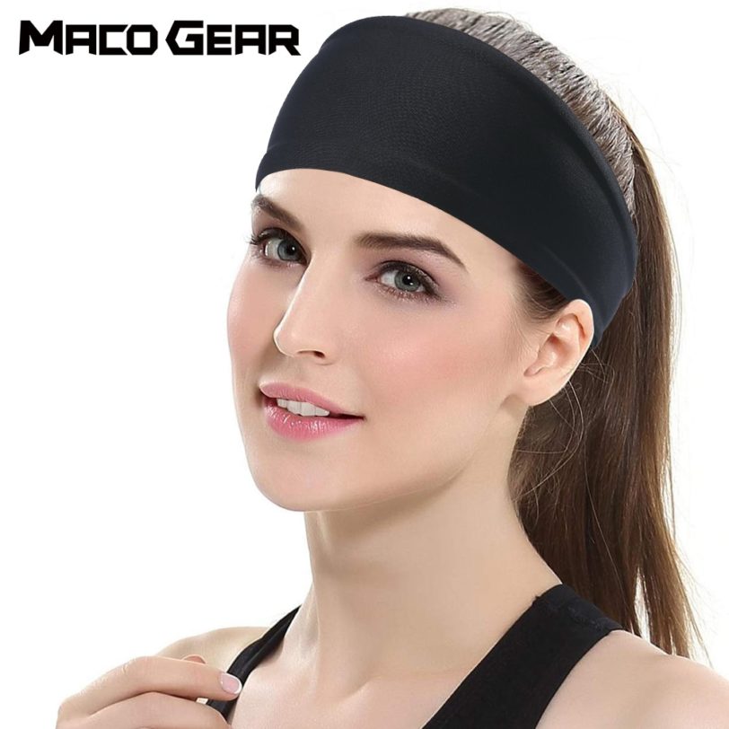 Sports Anti-Slip Headband Lightweight Yoga Fitness Running Jogging Sweat Band Gym Cycling Basketball Workout Hair Bands Men Girl - Image 2