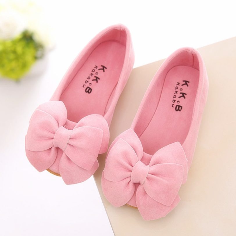 Spring Children Kids Shoes bowknot Princess shoes Spring autumn Baby Girls soft sole shoes Girls flat shoes Pink Yellow Rose - Image 4