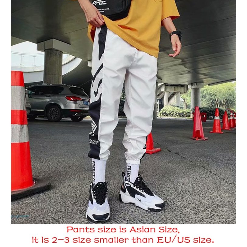 Streetwear Hip hop Joggers Pants Men Loose Harem Pants Ankle Length Trousers Sport Casual Sweatpants White Techwear - Image 4