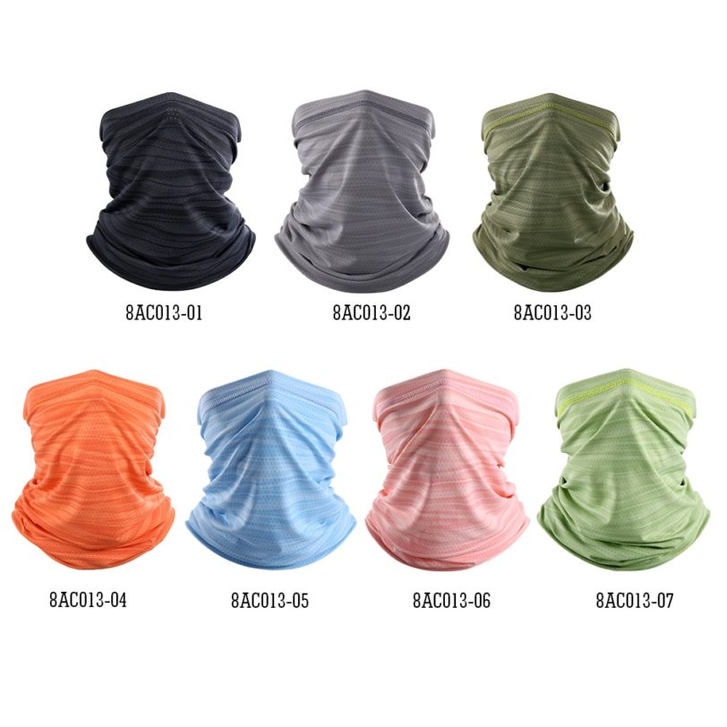 Summer Bandana Scarf Mask Half Face Cover Gaiter Neck Warmer Cycling Hiking Running Bicycle Sports Tube Masks Men Women Ice Silk - Image 5