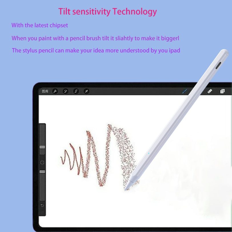 The Stylus Pen is Suitable for Apple Ipads Produced After 2018 Digital Pencil Palm Rejection Magnetic Charge Tilt Sensitivity - Image 4