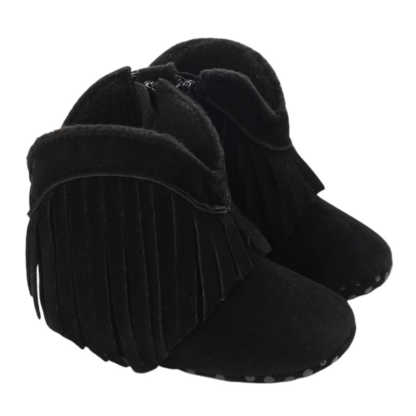 Toddler Footwear Boots Newborns Prewalkers For Unisex Baby Boys Girls Winter Keep Warm Moccasins Tassel Footwear Shoes Sneakers - Image 4