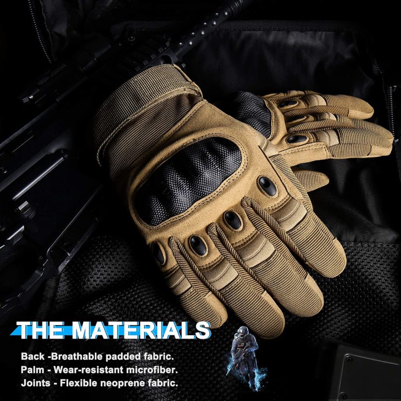 Touch Screen Motorcycle Full Finger Gloves for Cycling Motorbike ATV Hunting Hiking Riding Climbing Operating Work Sports Gloves - Image 5