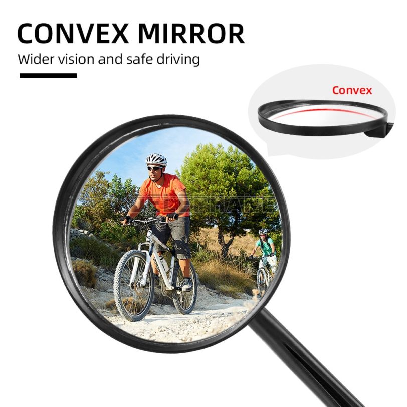 Universal Bike Mirror 360 Rotation Wide Angle Convex Mirror Bicycle Rear View Mirror Mountain Road Bike
