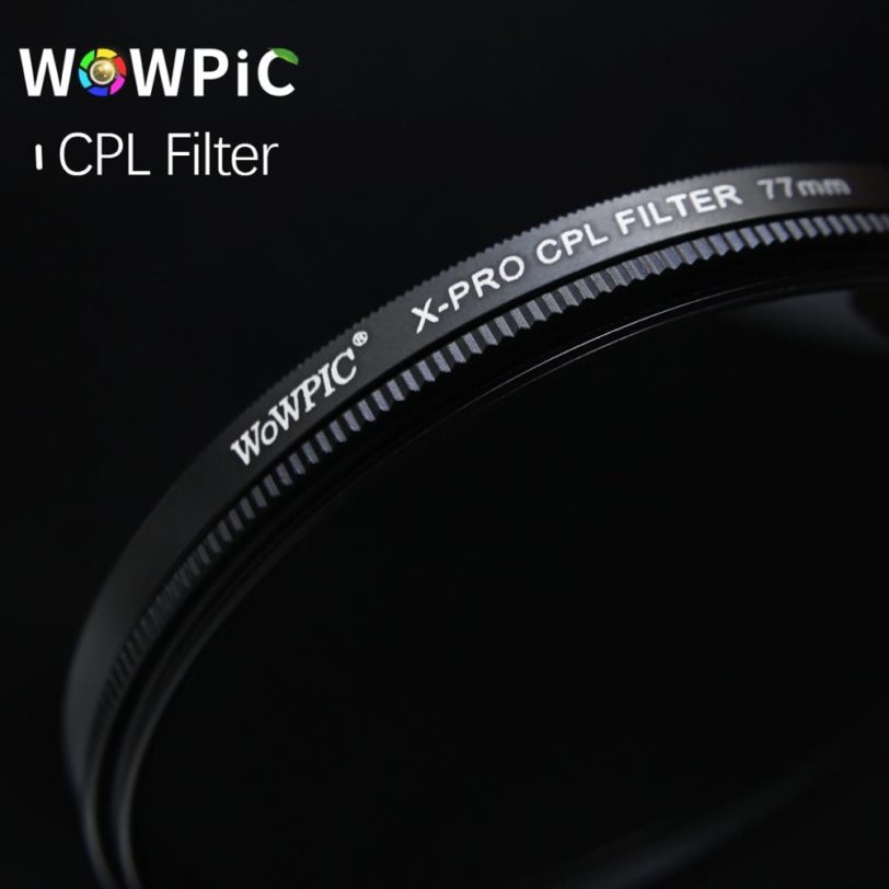 WOWPIC 77mm X PRO CPL Filter PL CIR Polarizing Multi Coating Filter For DLSR 77 mm