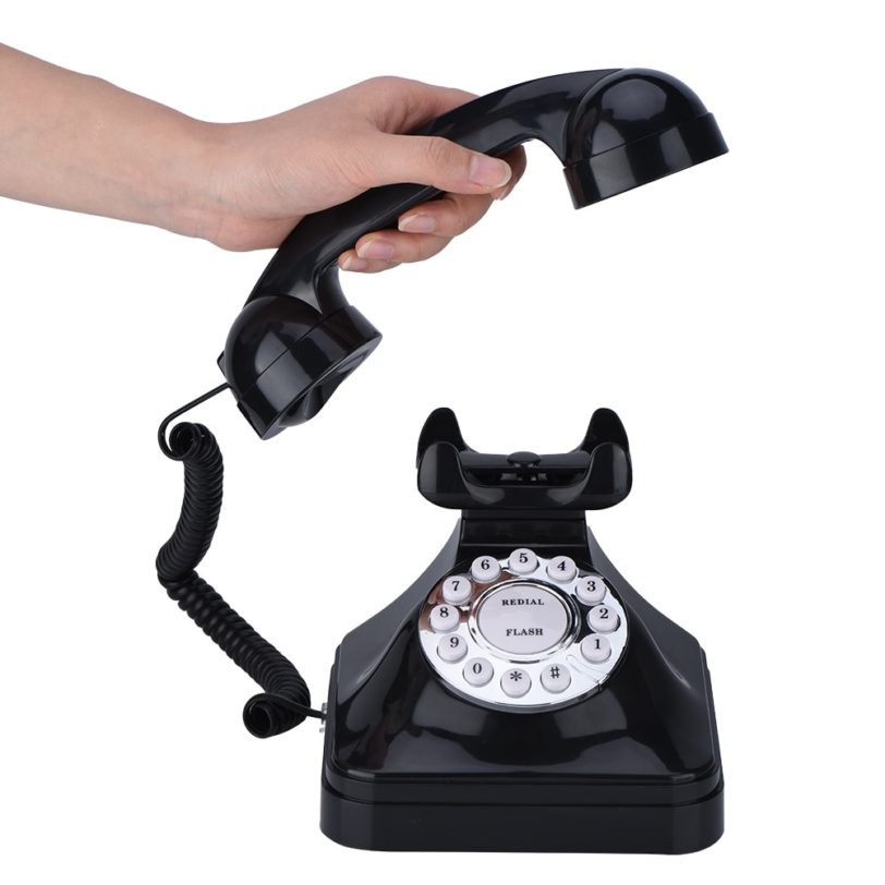 WX-3011 Vintage Black Multi Function Plastic Home Office Hotel Telephone Retro Wire Landline Phone Telephones telefono fijo - Image 4