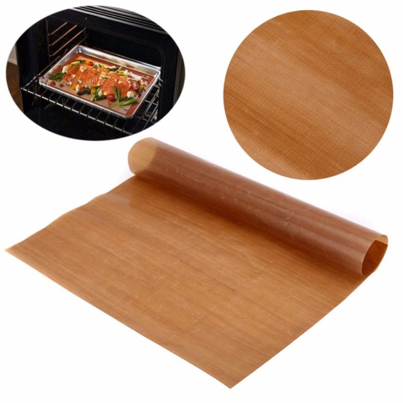Warm Reusable Non Stick Baking Paper High Temperature Resistant Sheet Oven Microwave Grill Baking Mat 4