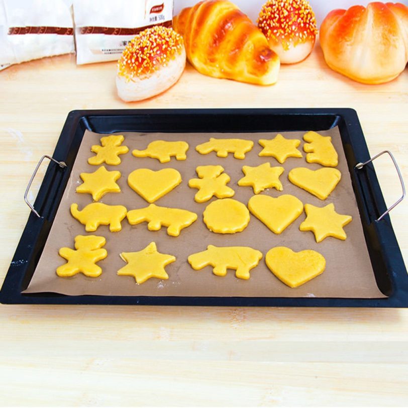 Warm Reusable Non Stick Baking Paper High Temperature Resistant Sheet Oven Microwave Grill Baking Mat 8