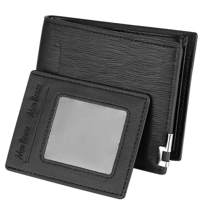 Watch Wallet Set for Men Quartz Watches Minimalist Quartz Wrist Watch Card Holder Wallet for Dad Husband Boy friend - Image 5