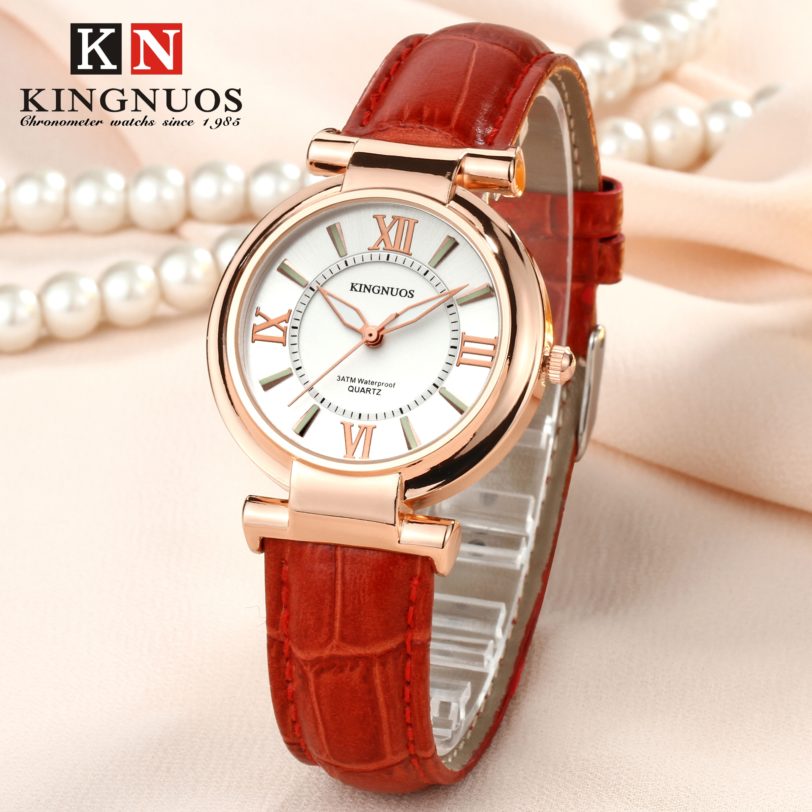 Watch Women luxury Fashion Casual 30 m waterproof quartz watches genuine leather strap sport Ladies elegant wrist watch girl - Image 3