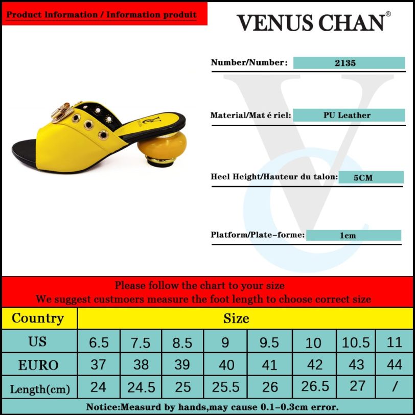 Yellow Color newest Italian shoes without matching bags PU leather comfortable pumps wholesales good price for shoes without bag - Image 6